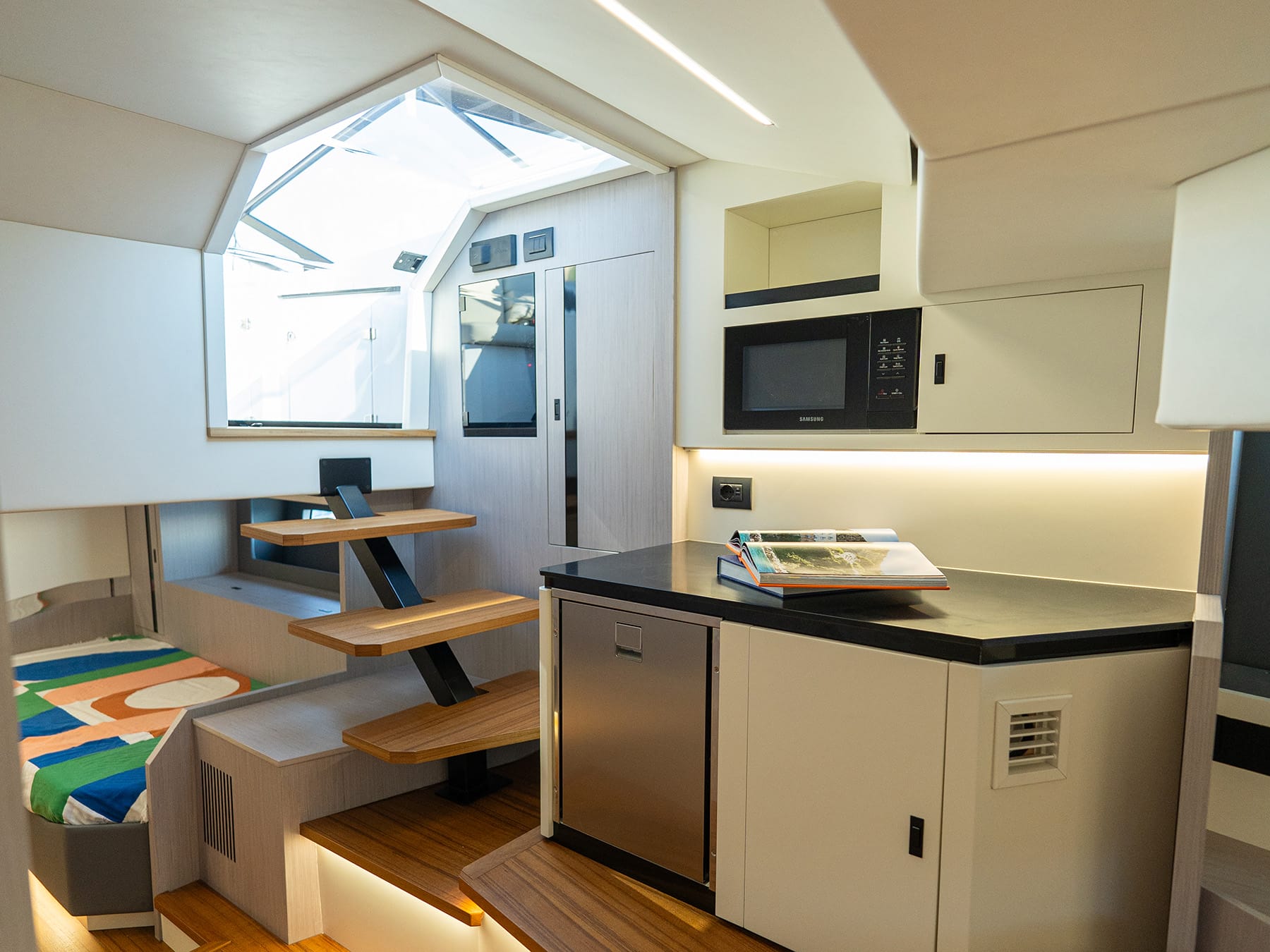 Vista interni con cucina